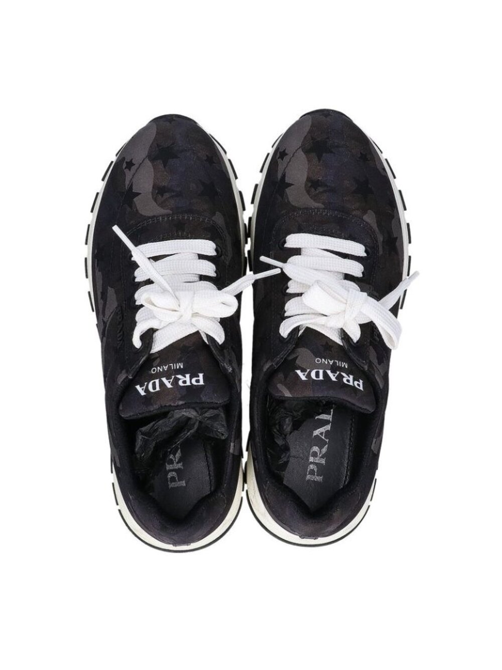 Prada Camouflage Star Sneakers 37 - Picture 5 of 7